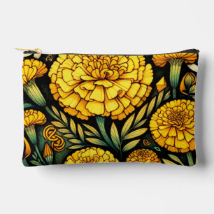 Marigold Flowers Accessory Pouch
