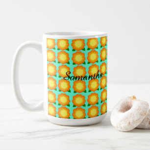 Marigold Flowers Coffee Mug