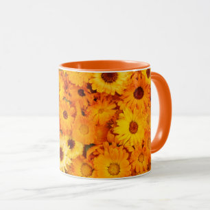 Marigold Flowers Mug