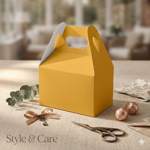 Marigold Large Gable Favour Box for Weddings or Pa