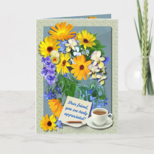 MARIGOLD POSY ~ Friendship Card
