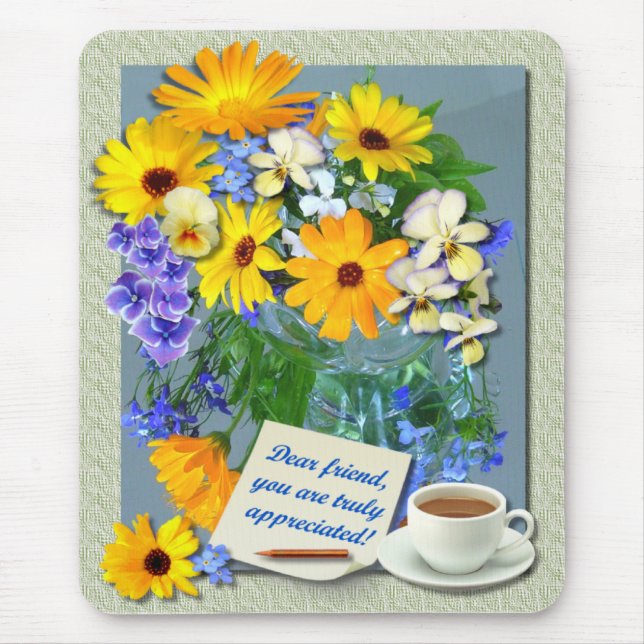 MARIGOLD POSY ~ Mousepad (Front)