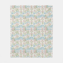 Marigold preppy grandmillennial floral wavy stripe