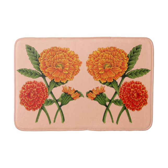 marigold print bath mat (Front)