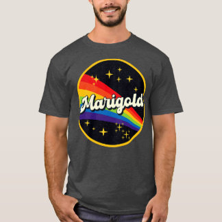 Marigold Rainbow In Space Vintage Style T-Shirt