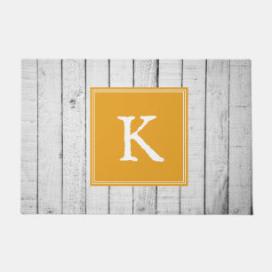 Marigold Rustic Monogram Doormat