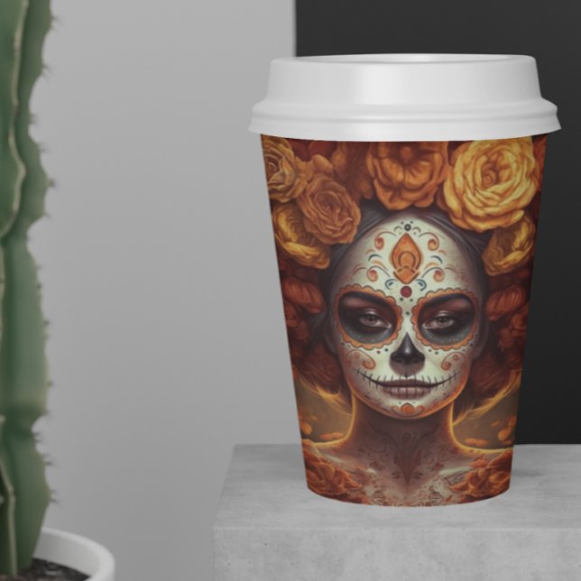 Marigold Spirit Paper Cups (Creator Uploaded)