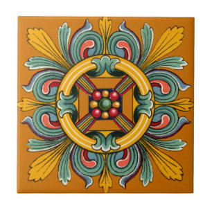 Marigold Victorian Tile Design