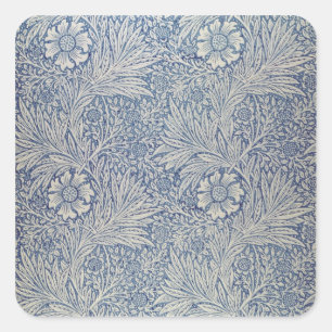 'Marigold' wallpaper design, 1875 Square Sticker
