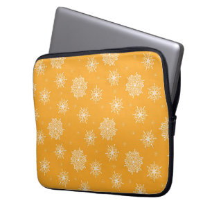 Marigold Whimsical Celestial Floral 13" Laptop Sleeve