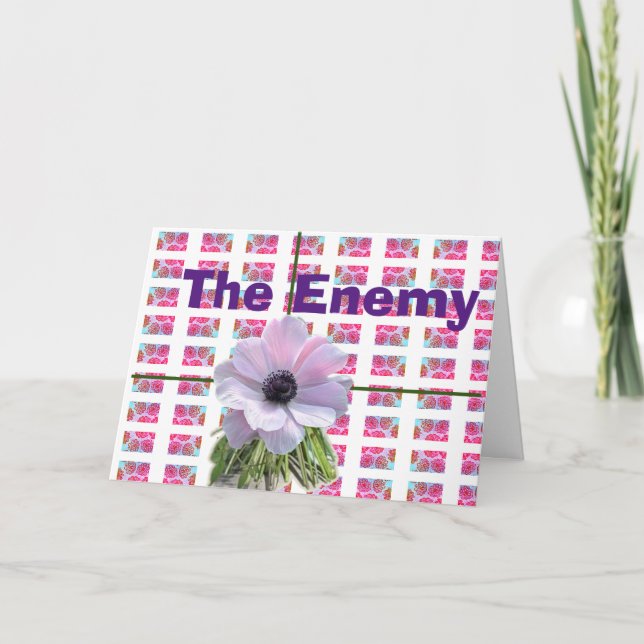 Marigolds and The Enemy Card (Front)