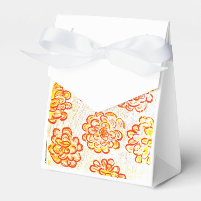 Marigolds Favour Box (Front Side)