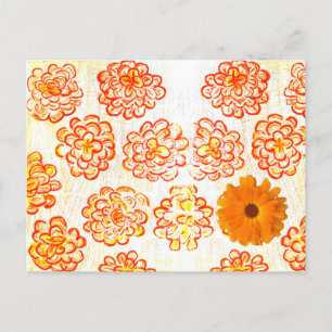 Marigolds Postcard