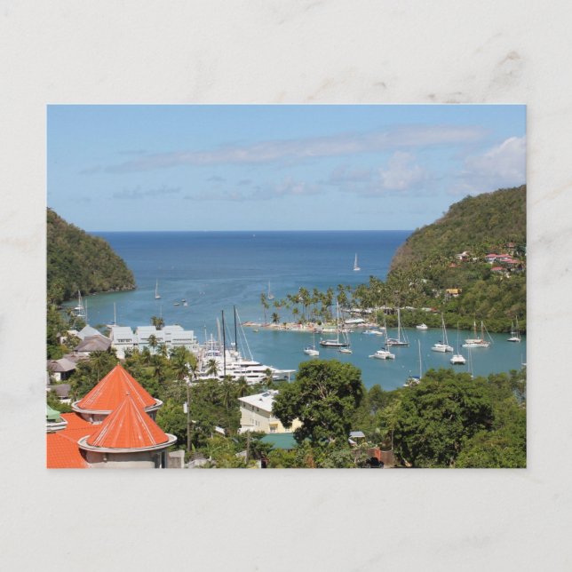 Marigot Bay Saint Lucia Postcard (Front)