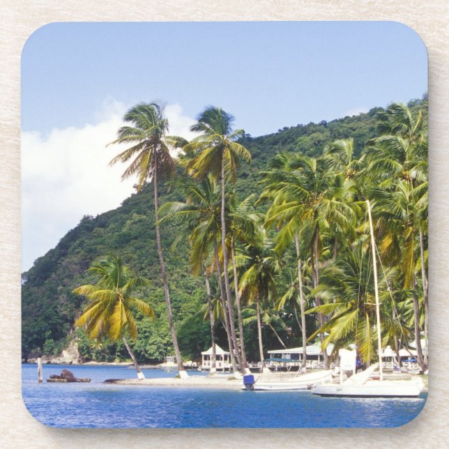 Marigot Bay, St. Lucia, Caribbean Coaster (Front)