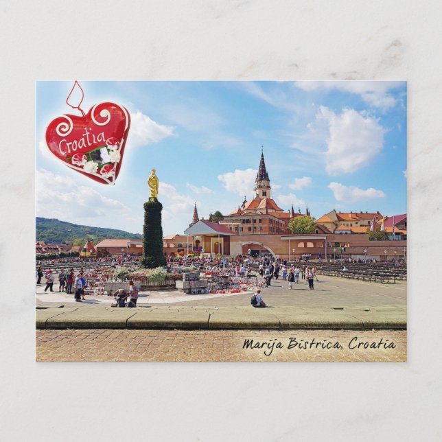 Marija Bistrica, Croatia city postcard (Front)