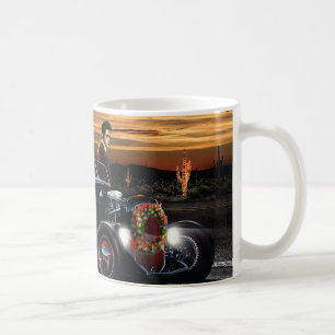 Marilyn and Elvis Christmas Joy Ride Coffee Mug