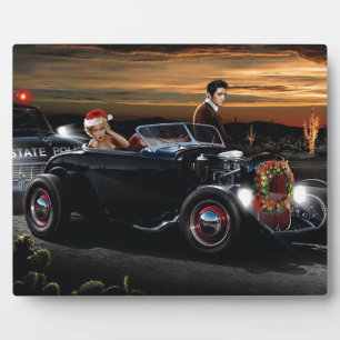 Marilyn and Elvis Christmas Joy Ride Plaque