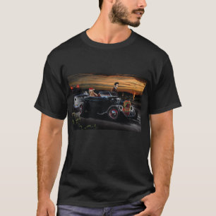Marilyn and Elvis Christmas Joy Ride T-Shirt