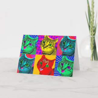 Marilyn Cats: Greeting Card