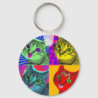 Marilyn Cats Key Ring