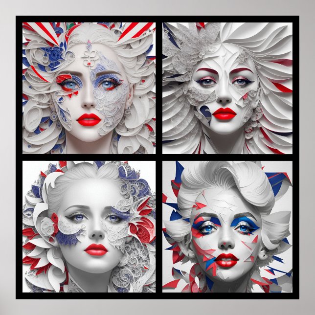 marilyn evita paper girls ink 4/4 all in one poster (Front)