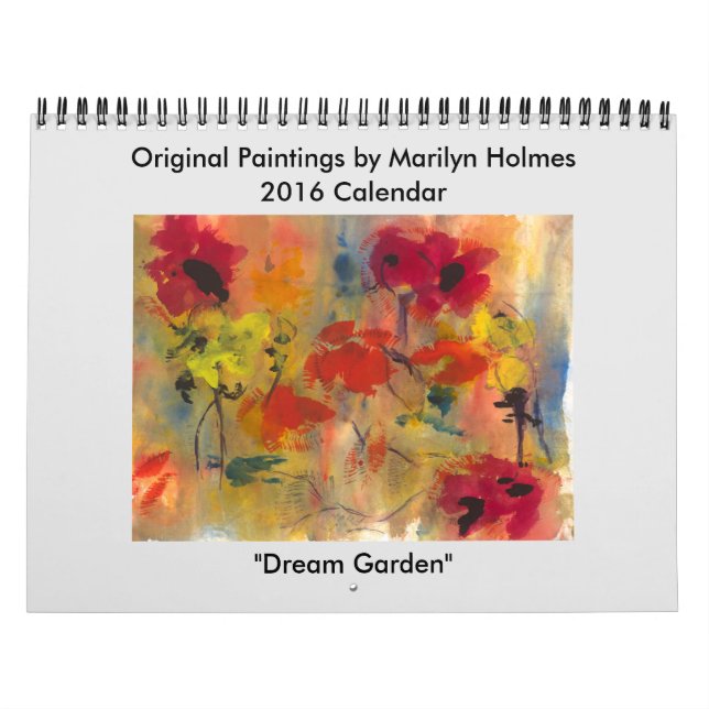 Marilyn Holmes 2016 Fine Art Calendar (Cover)