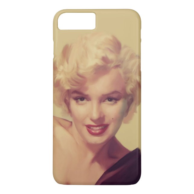 Marilyn in Black Case-Mate iPhone Case (Back)