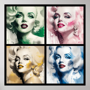 marilyn ink 4/4 all in one poster