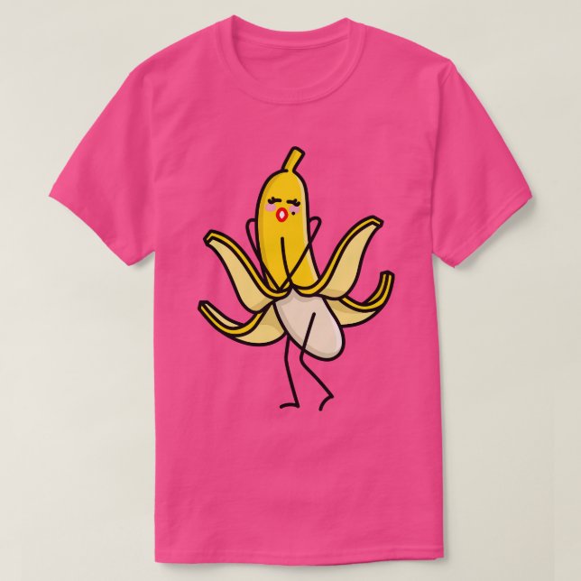 Marilyn Monroe sexy banana blowing skirt up pun T-Shirt (Design Front)