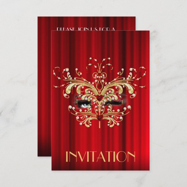 Marilyn Monroe Surprise Party Vip Invitation (Front/Back)