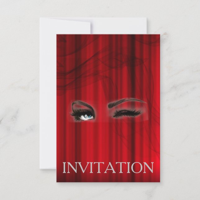 Marilyn Monroe Theater Oper Musical Invitation (Front)