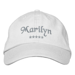 Marilyn Name Embroidered Hat