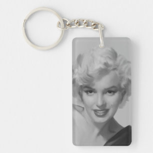 Marilyn the Look Key Ring