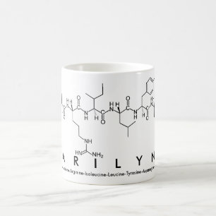 Marilynn peptide name mug