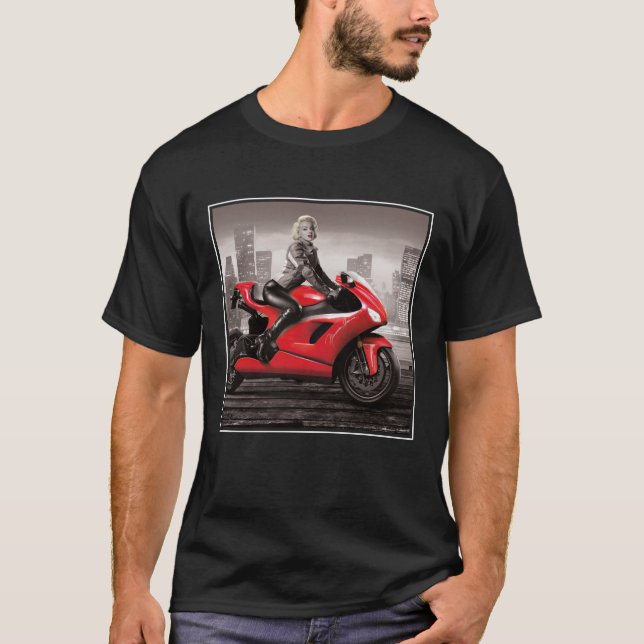 Marilyn's Motorcycle T-Shirt (Front)