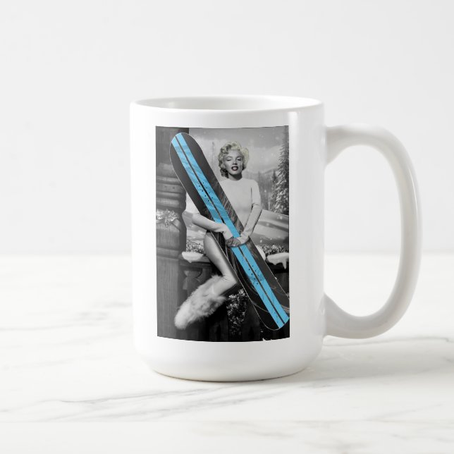 Marilyn's Snowboard Coffee Mug (Right)