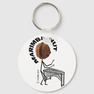 Marimba Nut Key Ring