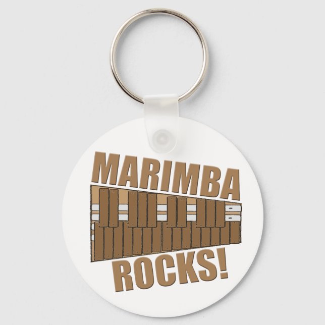 Marimba Rocks! Key Ring (Front)