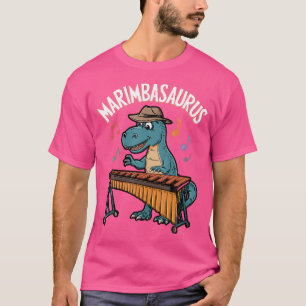 Marimbasaurus Dinosaur Musician Vibraphonist Trex T-Shirt