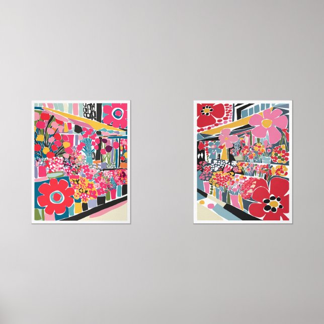 Marimekko Flower Print bold maximalism set 2 (Front)