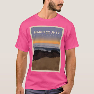 Marin County Travel Poster T-Shirt