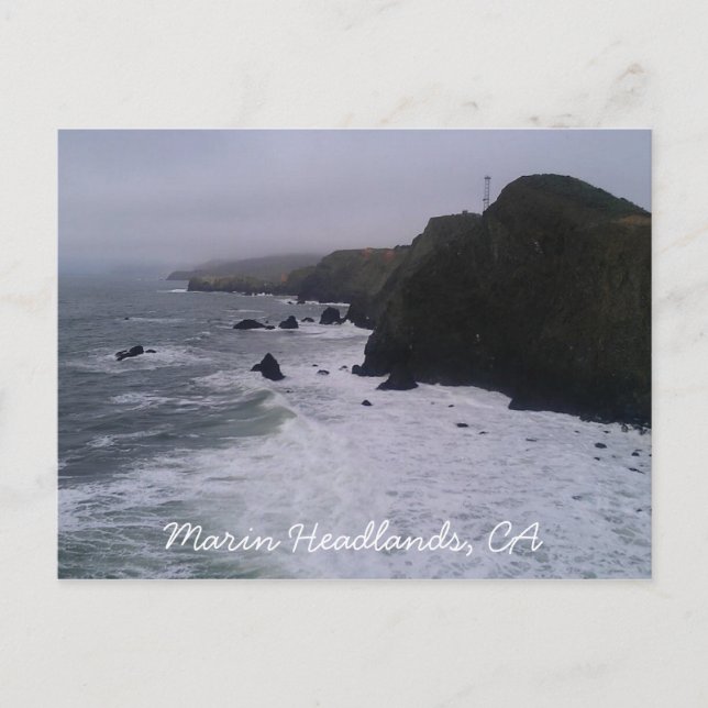 Marin Headlands, CA postcard (Front)