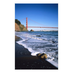 Marin Headlands, Golden Gate Bridge; San Photo Print