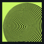 Marina Apollonio Print (Green)<br><div class="desc">This very bold print features the elegant but perplexing Marina Apollonio optical illusion. Customise the size to suit your decor needs!</div>