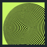 Marina Apollonio Print (Green)<br><div class="desc">This very bold print features the elegant but perplexing Marina Apollonio optical illusion. Customise the size to suit your decor needs!</div>