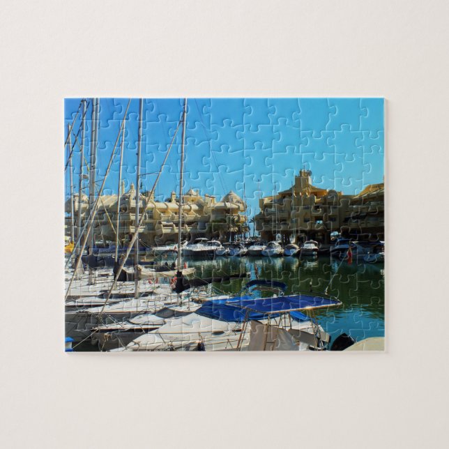 Marina at Benalmadena, Spain Jigsaw Puzzle (Horizontal)