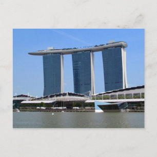 marina bay casino postcard