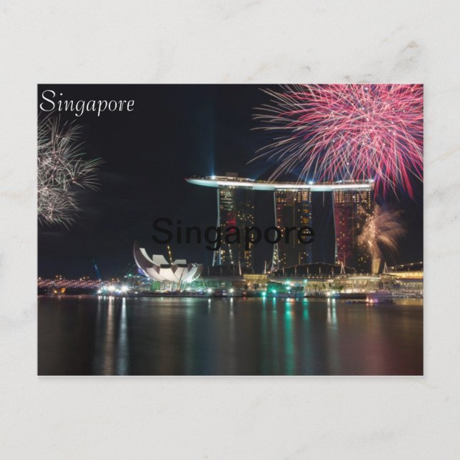 Marina Bay Singapore Postcard (Front)