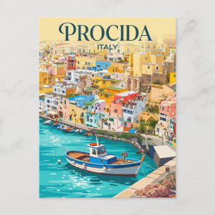 Marina Corricella Italy Postcard